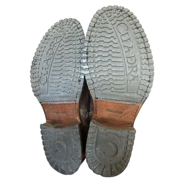 Cuadra Men\'s Urban Woven  Leather Round Toe  Cowboy Boot Size‎ 8 main image 4